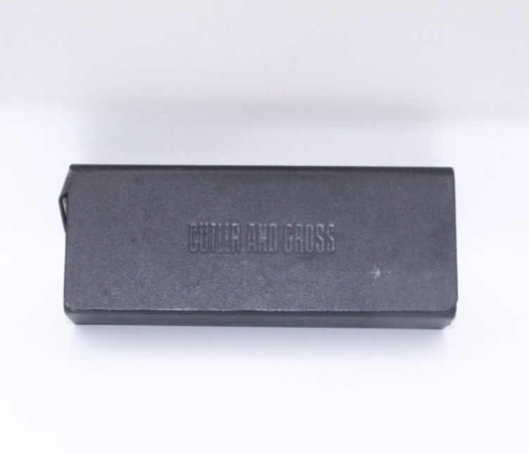 CUTLER AND GROSS AUTHENTIC EYEGLASSES SUNGLASSES BLACK LEATHER CASE