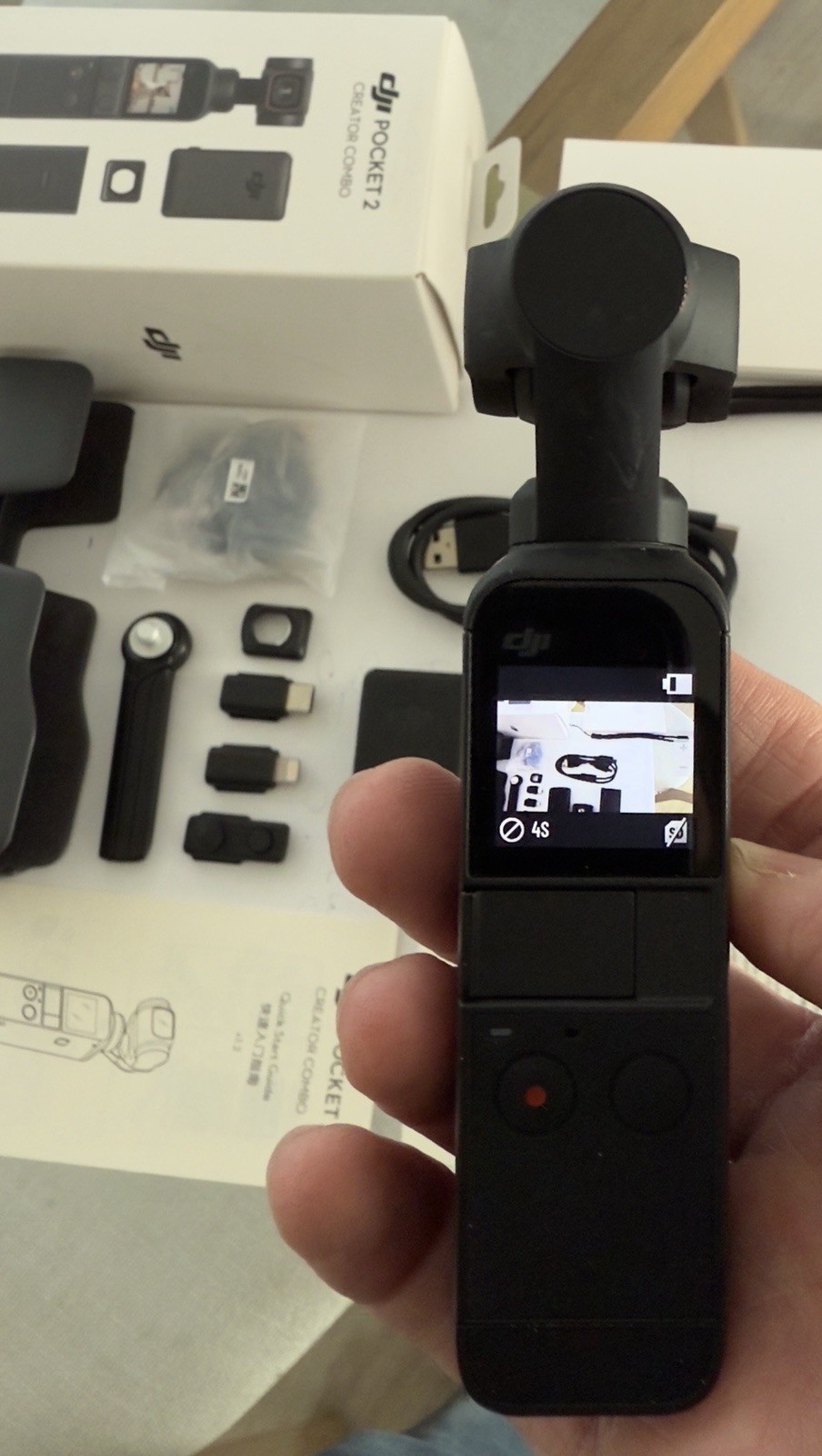 DJI Pocket 2 Creator Combo 3-Axis Gimbal 4K Camera Portable Vlogging Kit