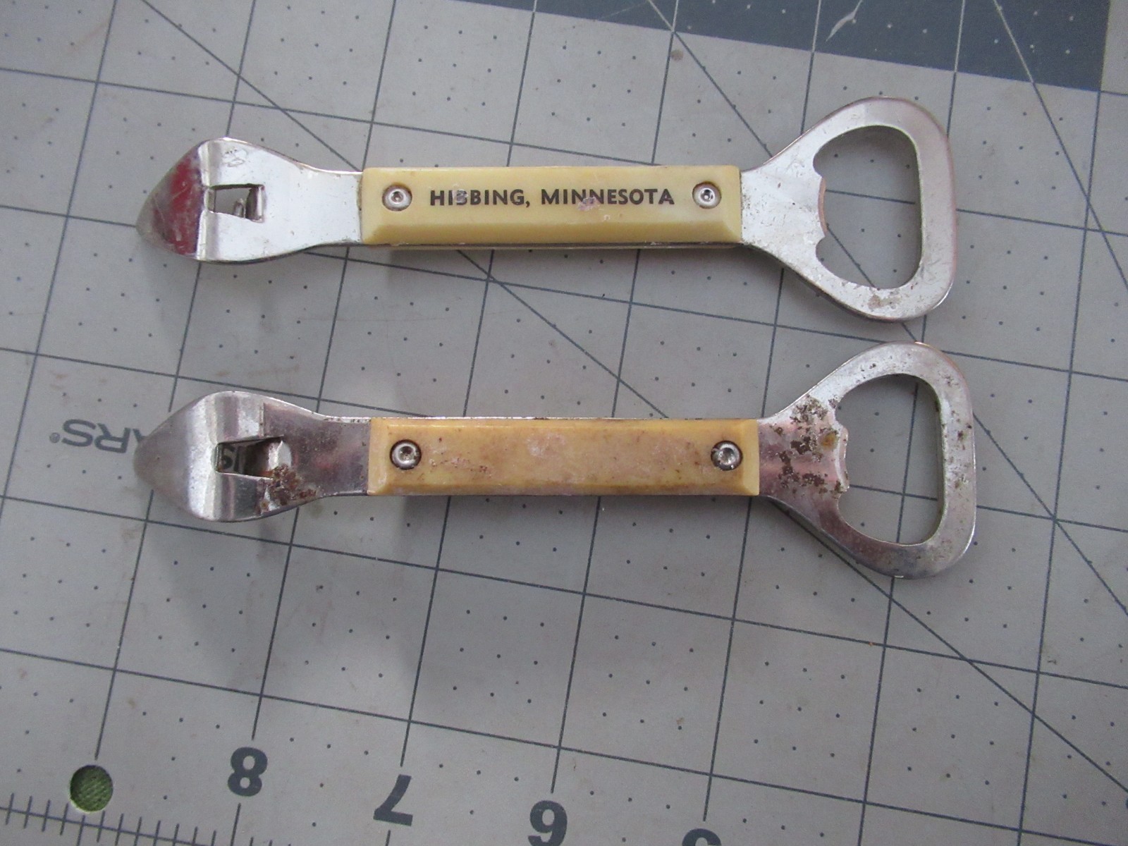 Pair of  Can / Bottle Openers    One Marked Hibbing Minnesota