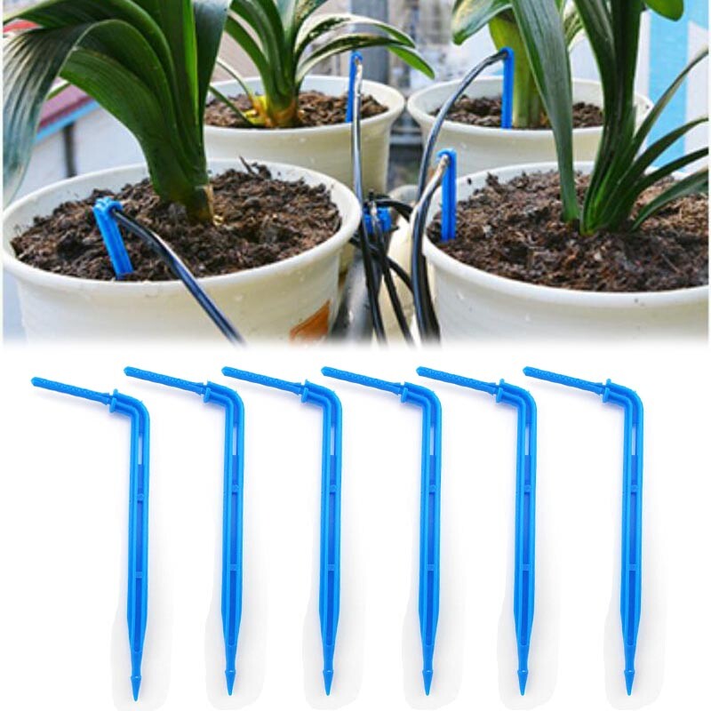 20/50pcs Bend Arrow Dripper Micro Drip Irrigation Drops Emitters Sprinkler Drip