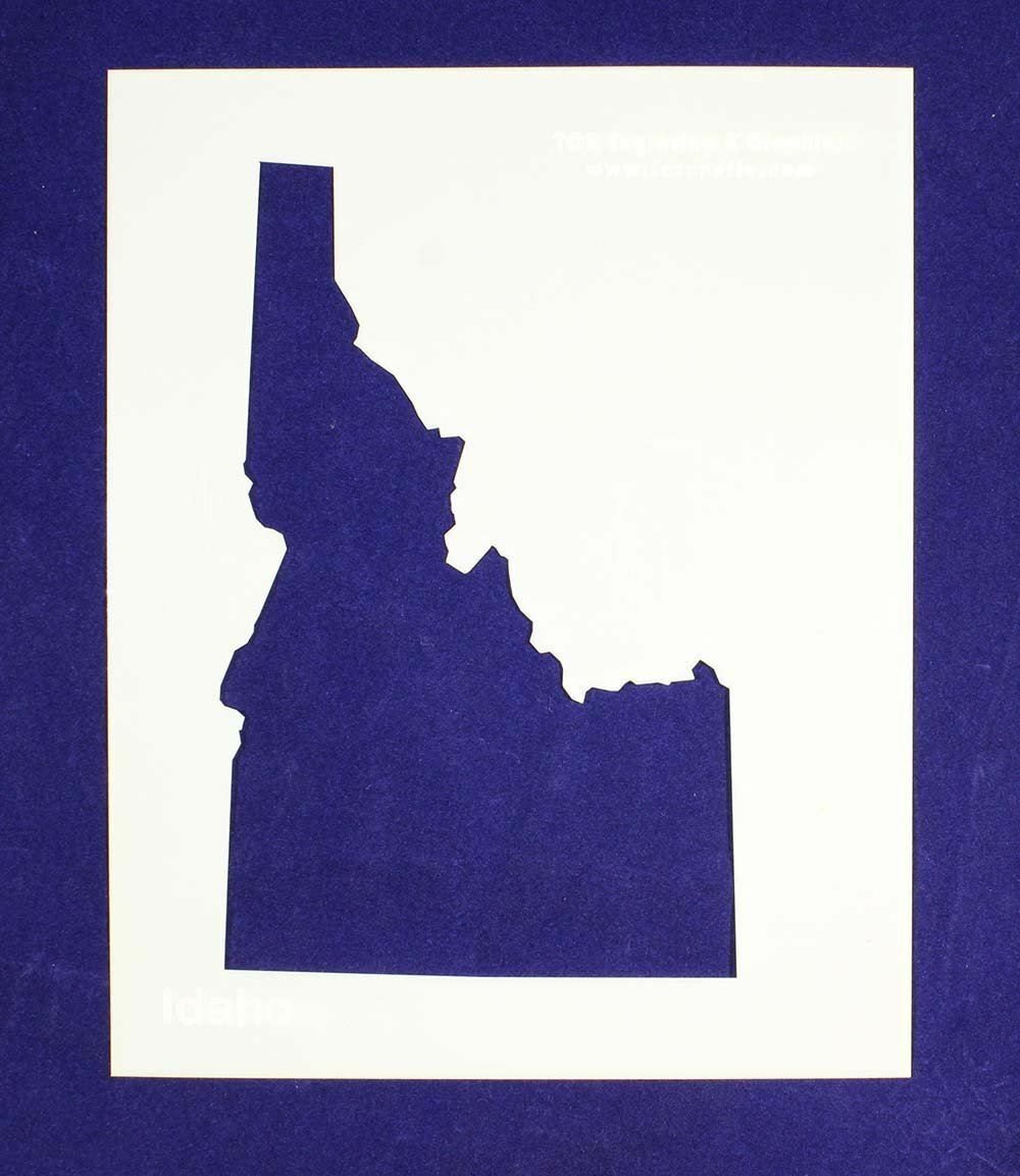 State of Idaho Stencil 14 Mil 8" X 10" Painting /Crafts/ Templates