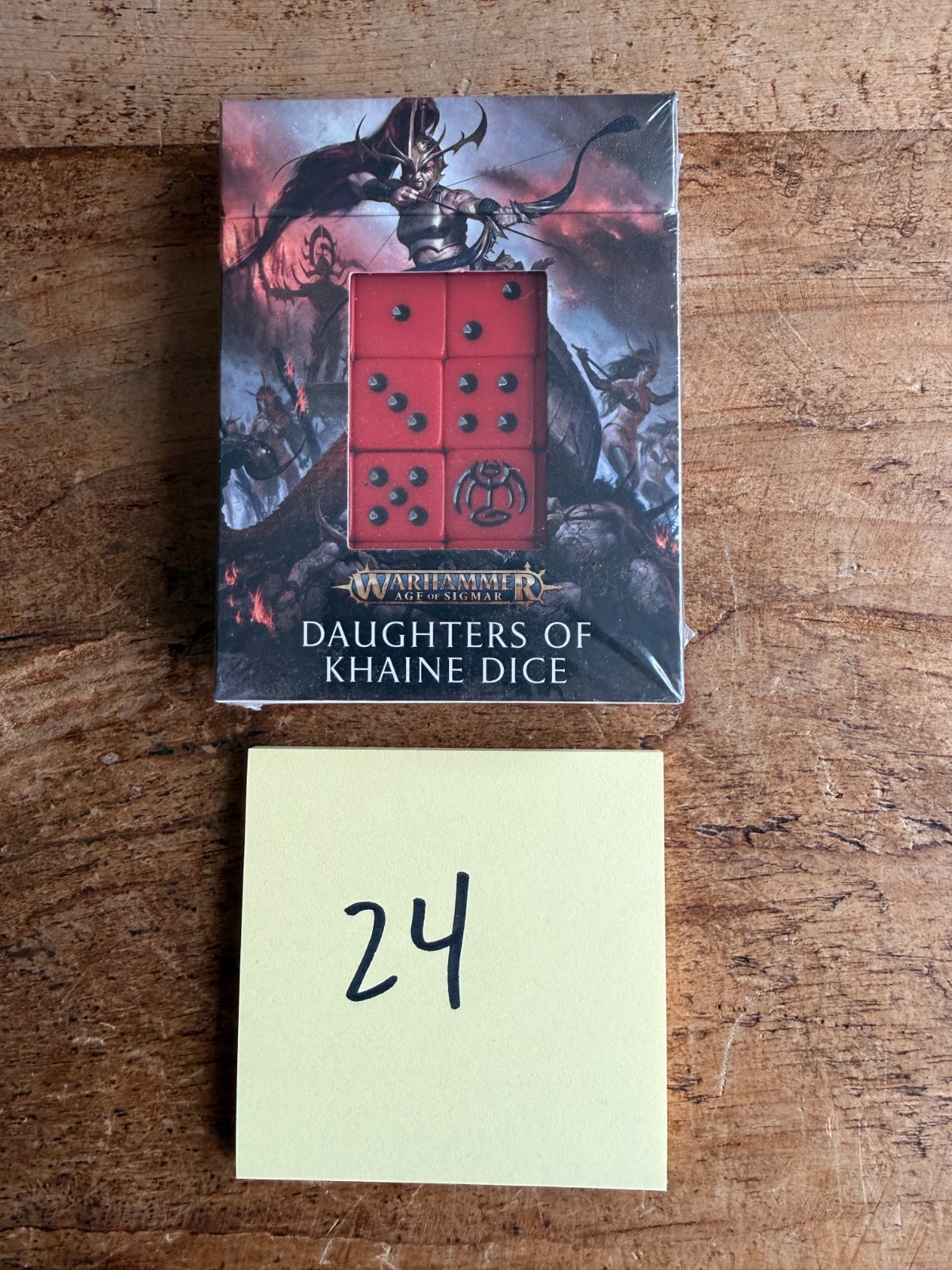 Brand New Sealed Warhammer Age of Sigmar Daughters of Khaine Dice Set x1 24