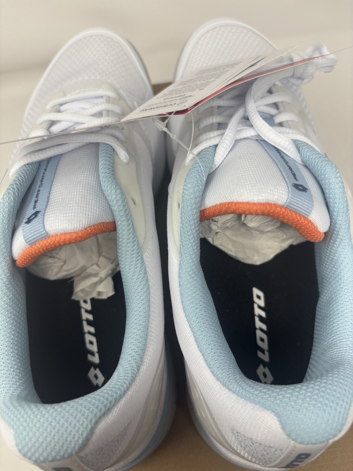 Lotto Mirage 400 Allround Clay Hard Court Tennis Shoes White Women’s Size 10