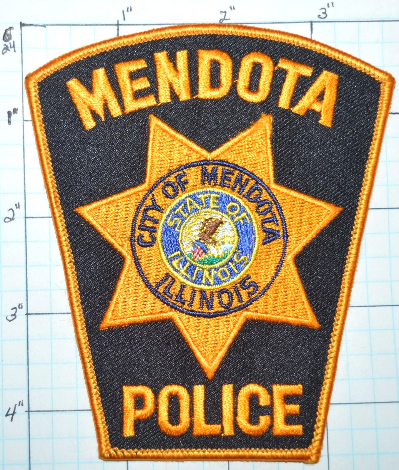 ILLINOIS, CITY OF MENDOTA POLICE DEPT PATCH