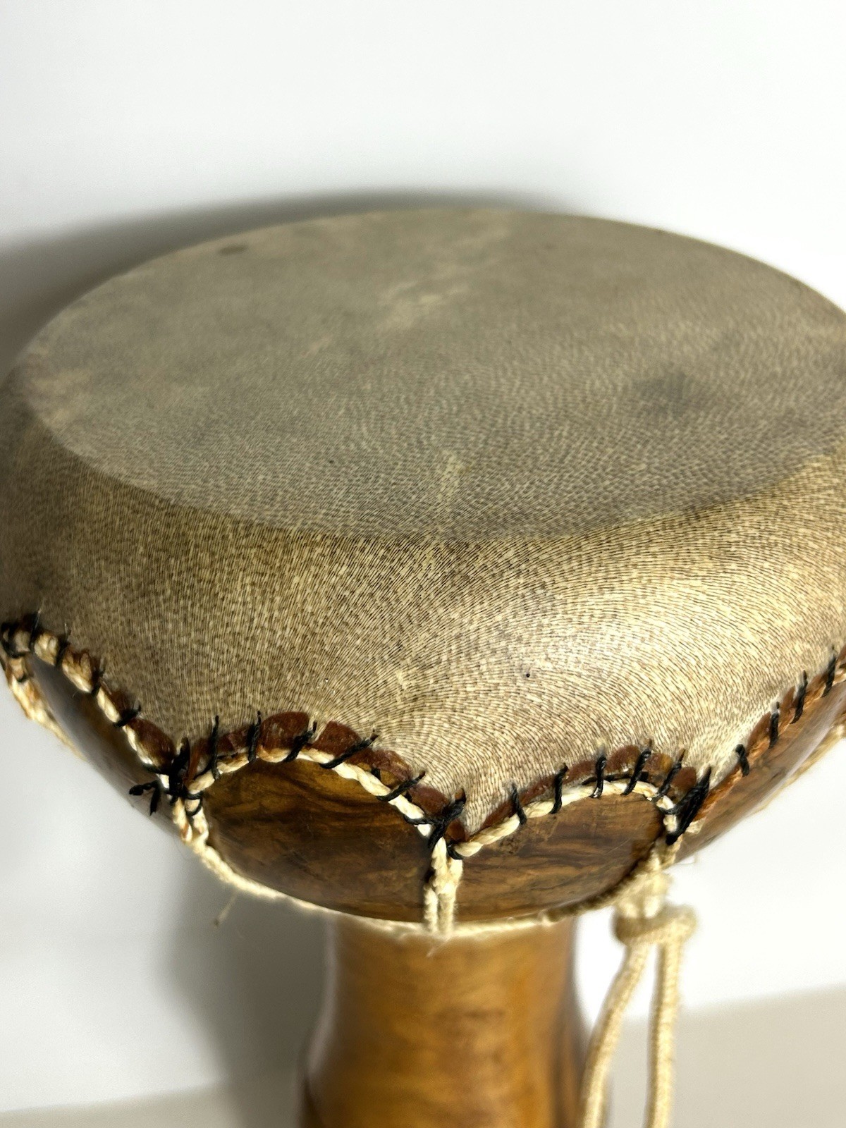 Vintage African Goblet Drum - Percussion Djembe Bongo