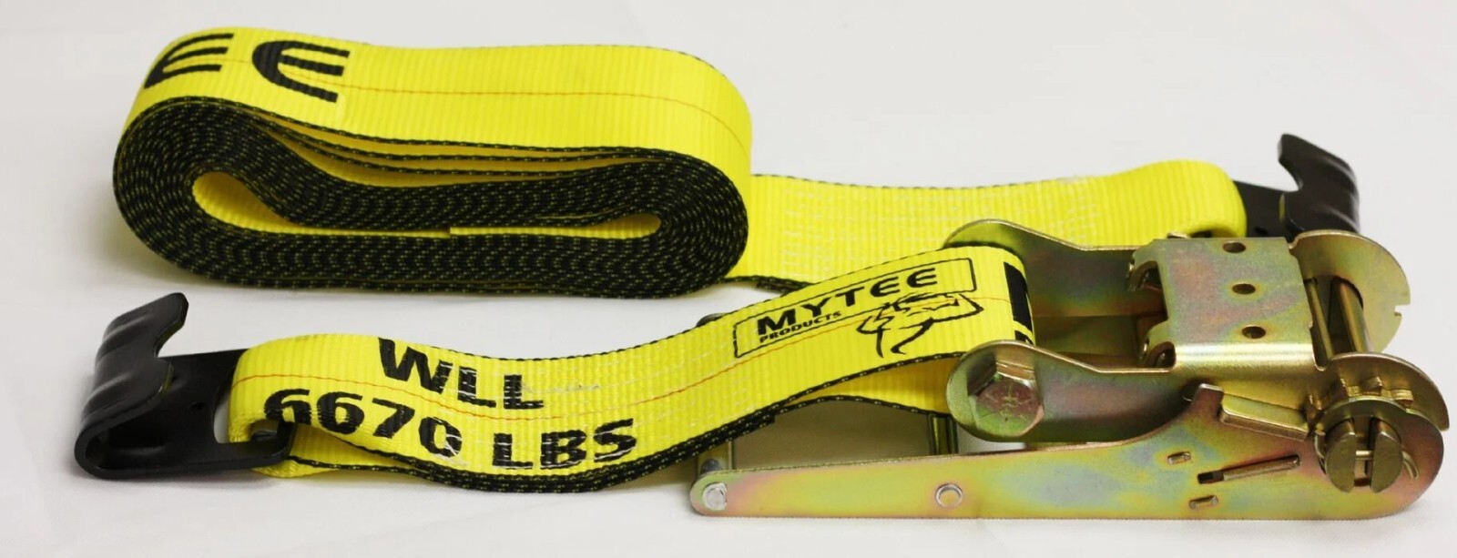 (4 Pack) 4" x 30' Ratchet Straps W/Flat Hook eXtreme, 6,670 Lbs WLL