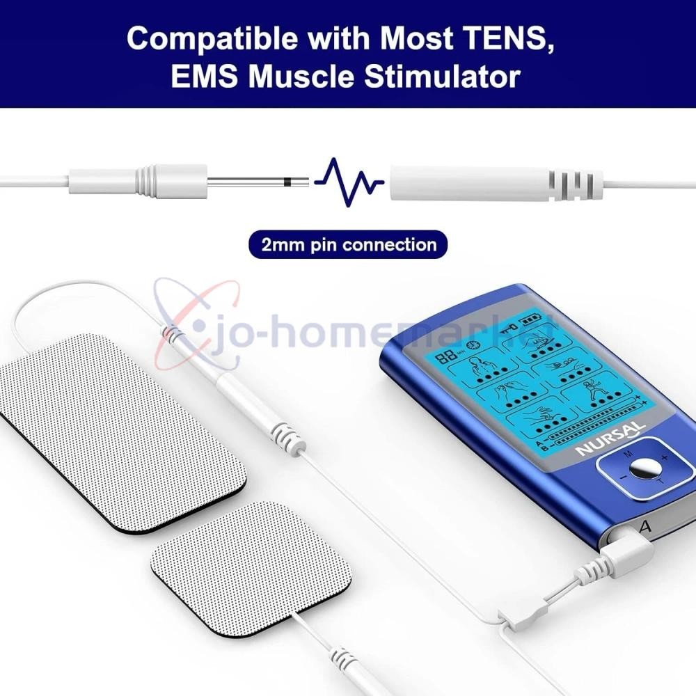 20-100PCS TENS Electrode Pads EMS Muscle Stimulator Replacement 2X2