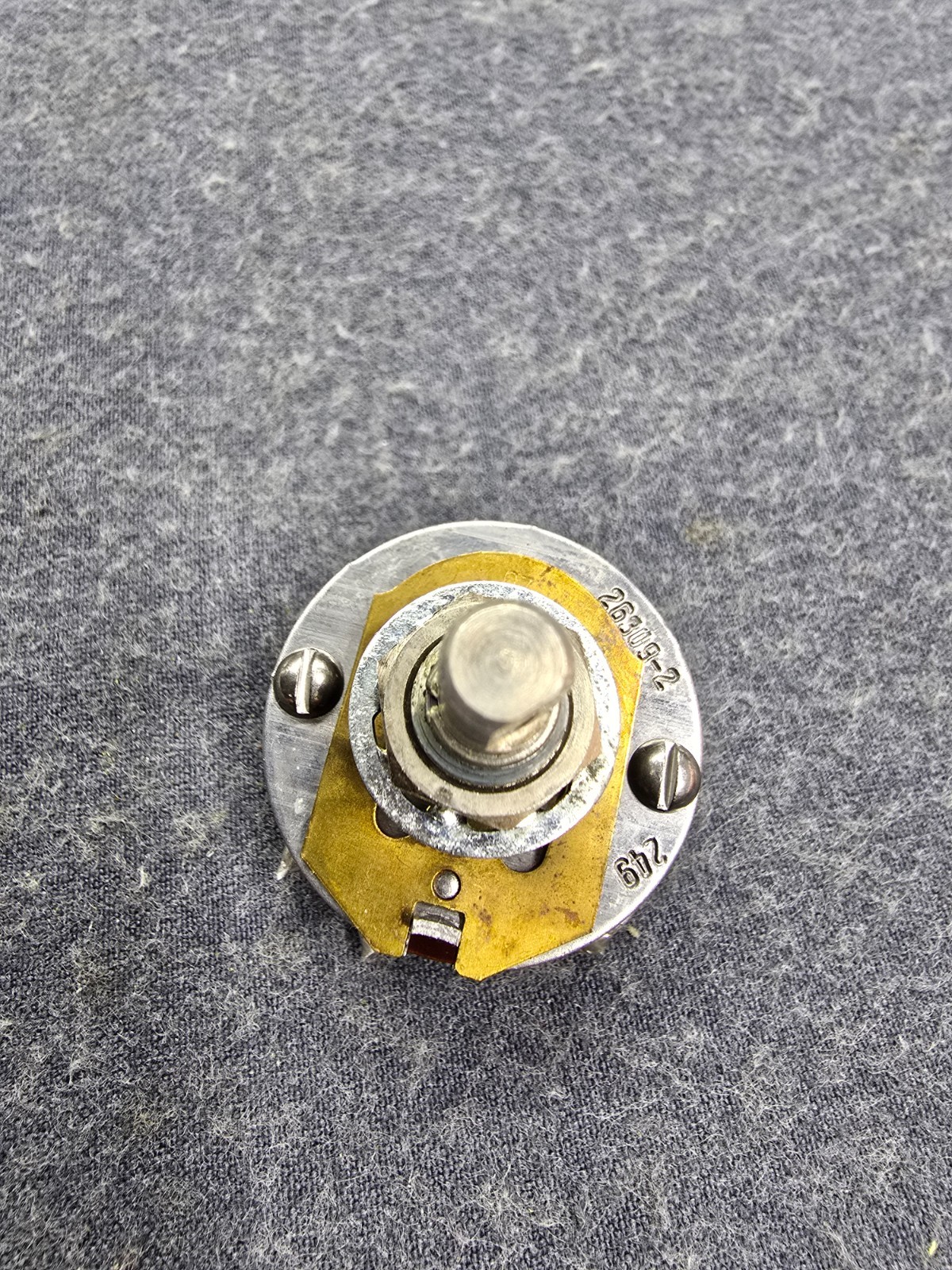 Hammarlund HQ -180 Ham Radio Receiver Part - Off/Slow/Med/Fast  Rotary Switch