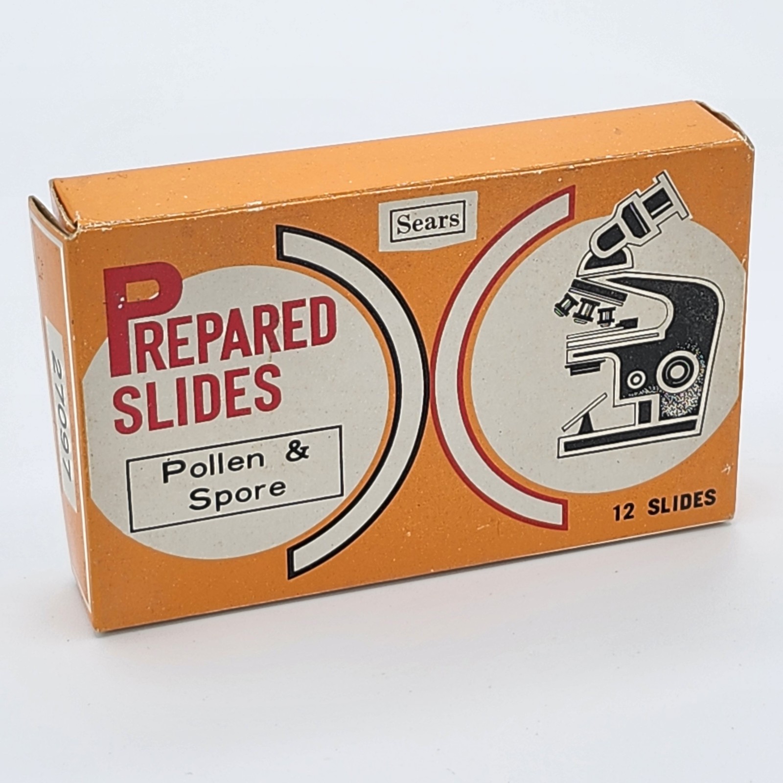 Vintage Sears Prepared Microscope Slides Pollen & Spore