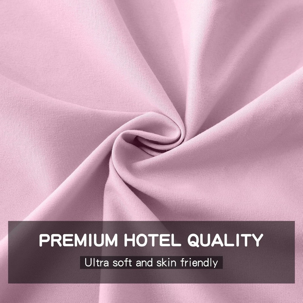 Twin Flat Sheet - Hotel Quality Twin Flat Sheet Only - Brushed Microfiber Top