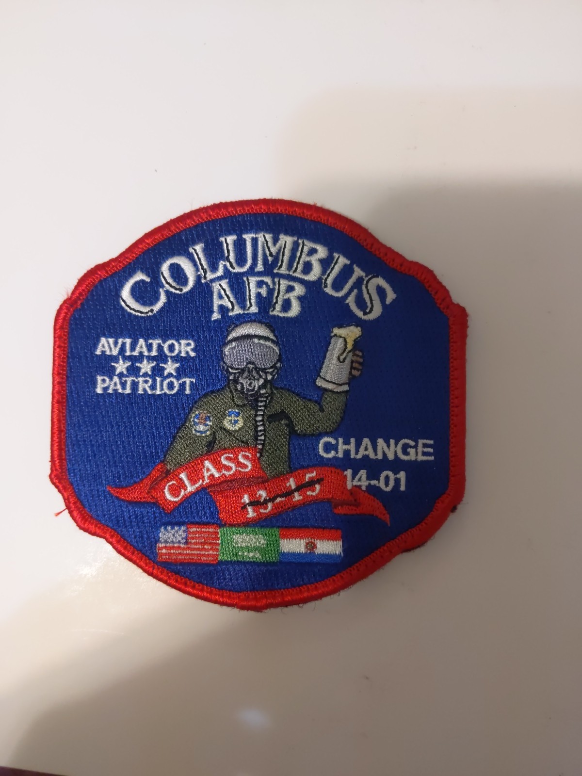 USAF Columbus AFB Aviator Patriot Class Patch 14-01