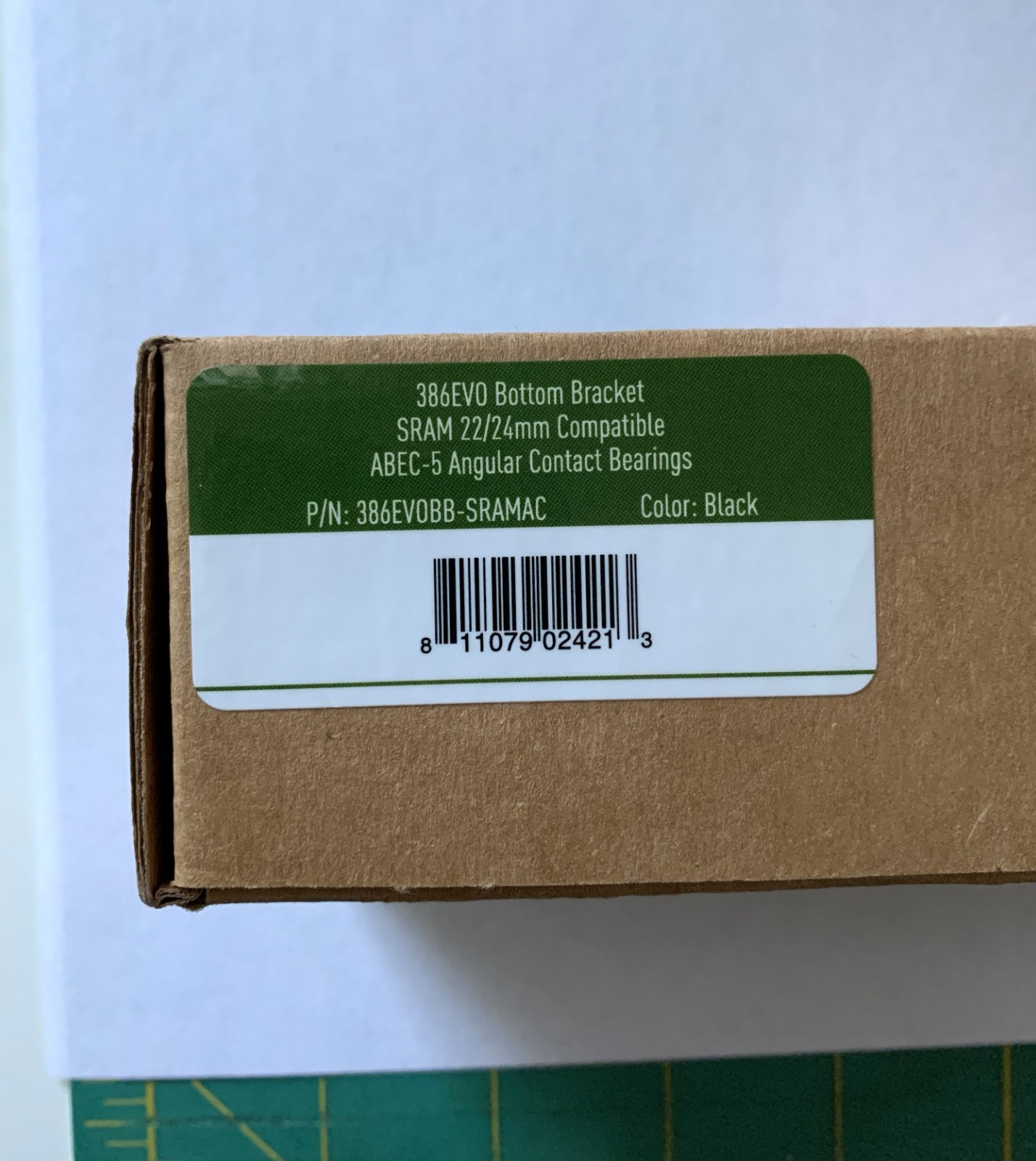 Wheels MFG 386 Evo Bottom Bracket with ABEC-5 Angular Contact Bearings - New