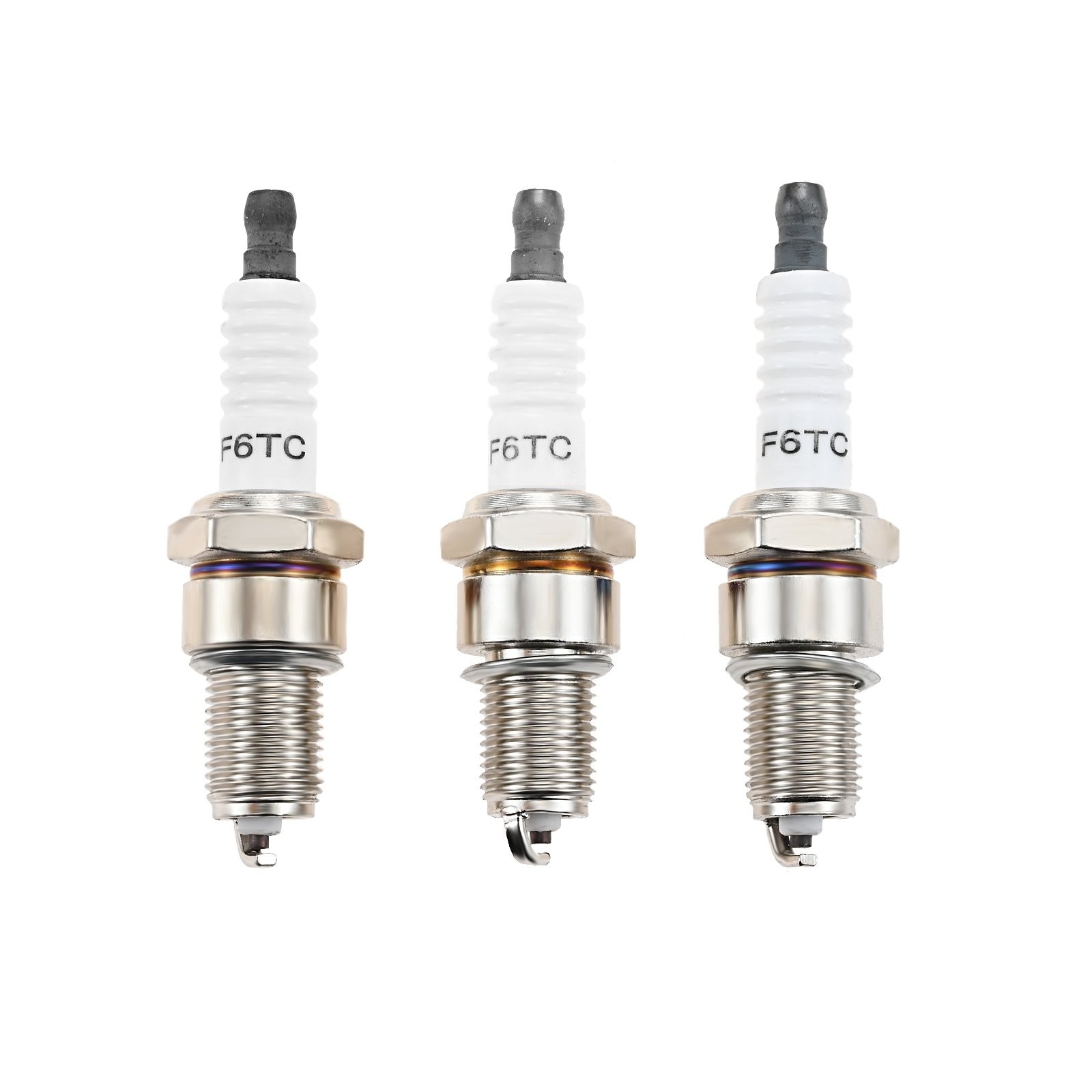 3Pcs Multi-Brand Spark Plug Set for NGK BPR6ES BP6ES Bosch WR6DC Champion RN9YC