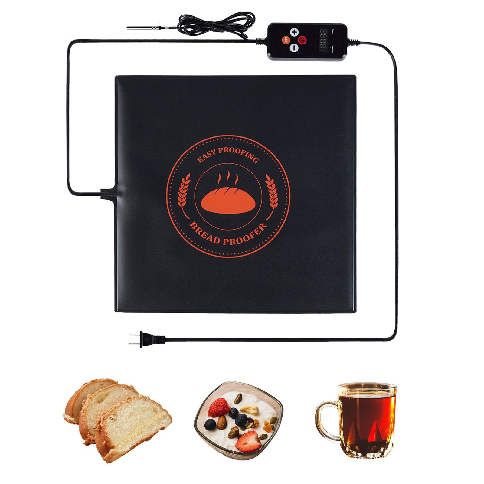 Bread Proofing Mat, Sourdough Hearting Mat, Sourdough Warming Mats with Therm...