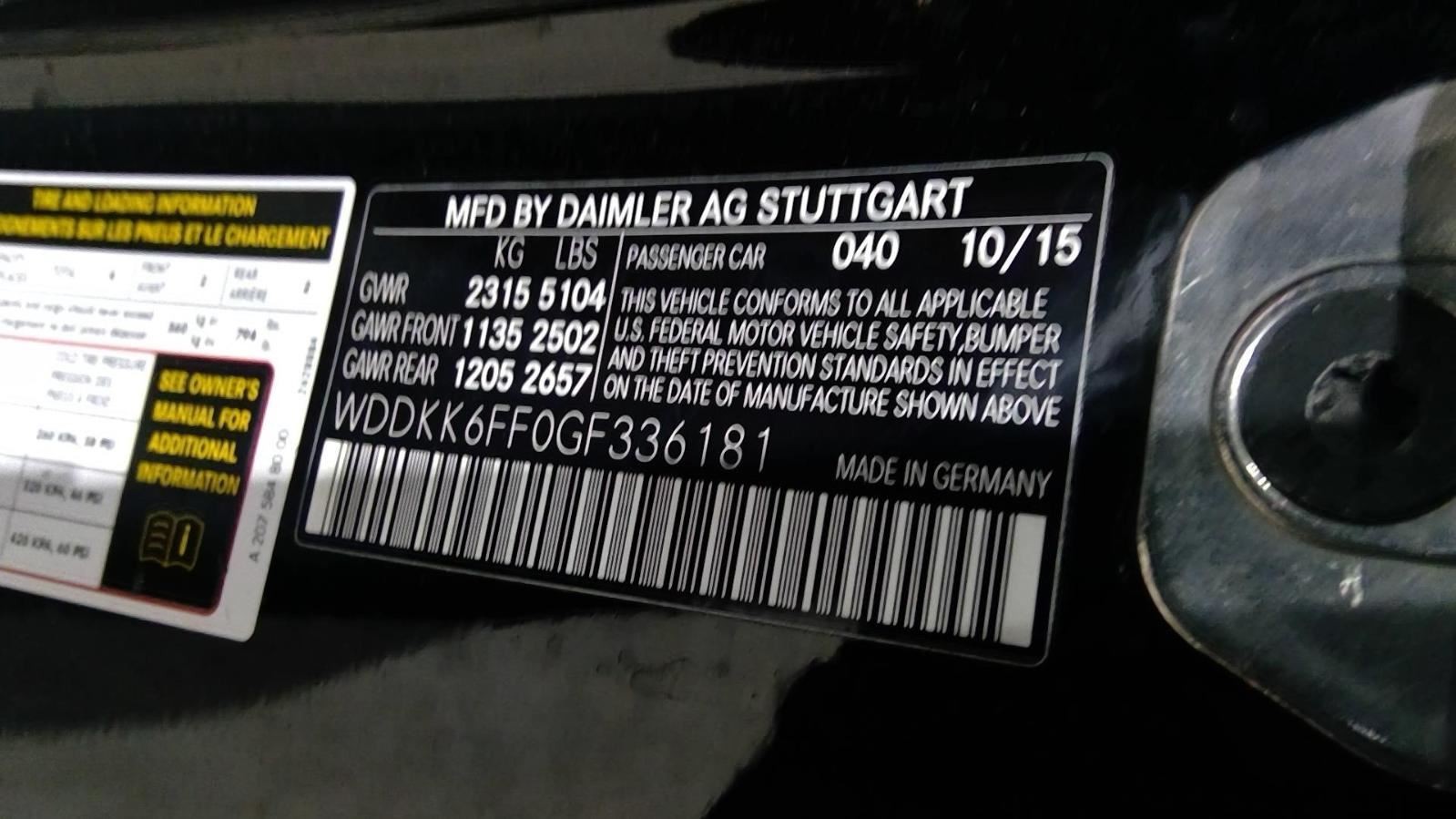 Temperature Control 207 Type Front Fits 15-17 MERCEDES E-CLASS 1027140