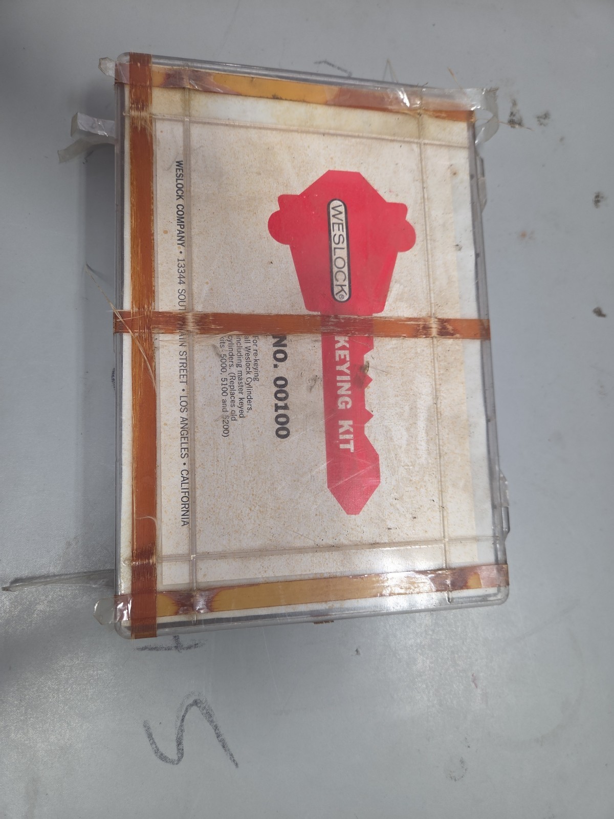 Vintage Weslock No. 00100 Keying Kit For All Weslock Cylinders Master Keyed