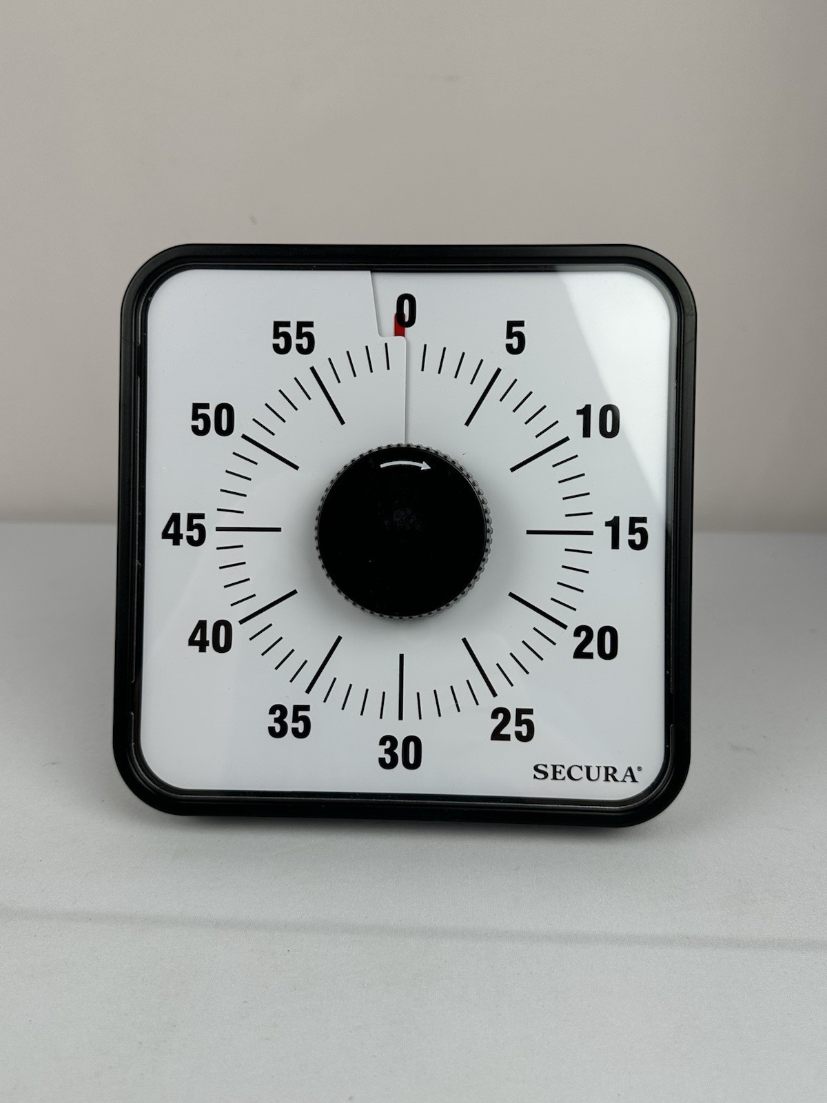 Secura 60-Minute Visual Countdown Timer, 7.5-Inch Oversize Classroom Visual Time