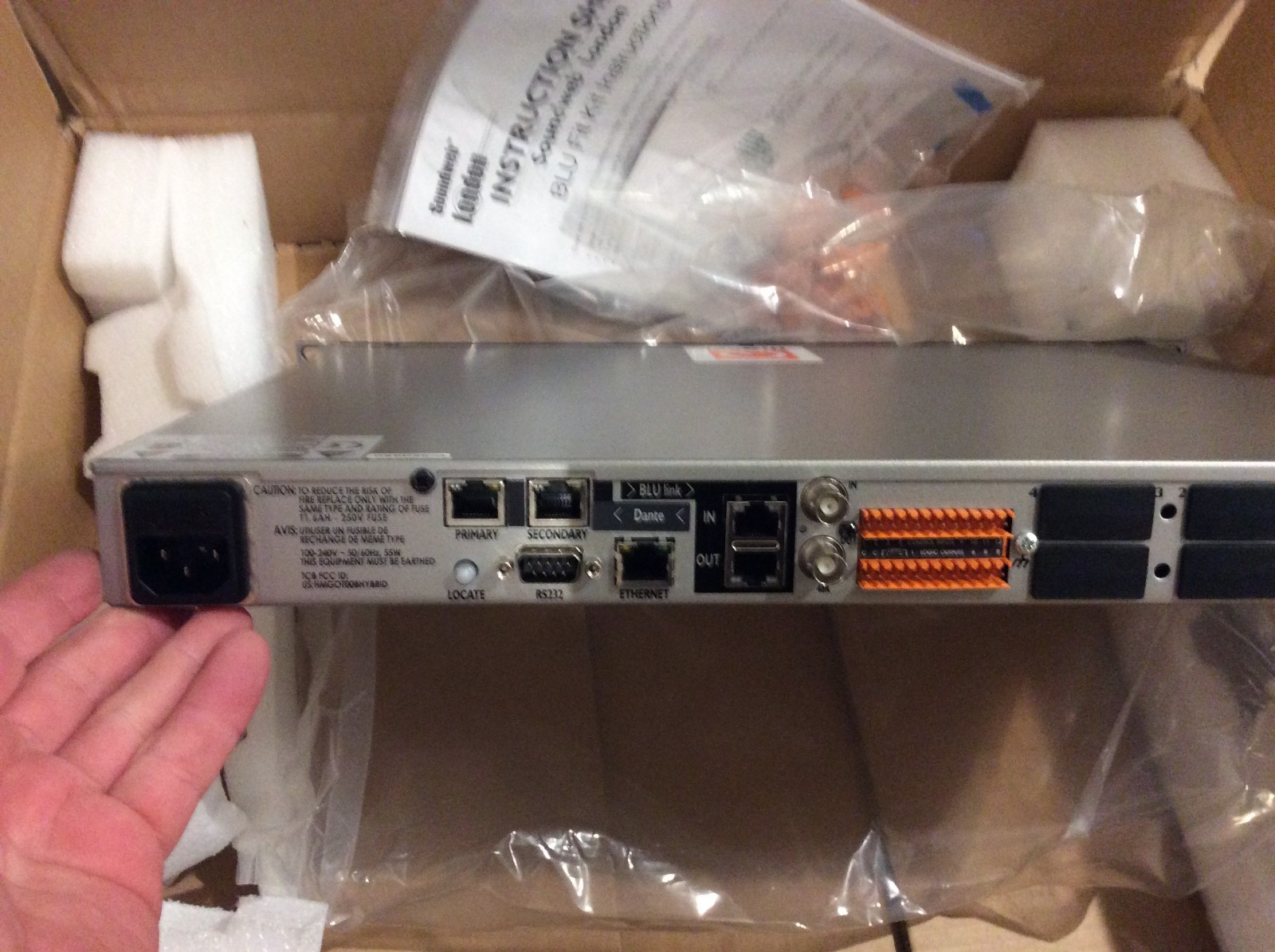 BSS Soundweb London BLU-806 DA Signal Processor Rack Digital Audio