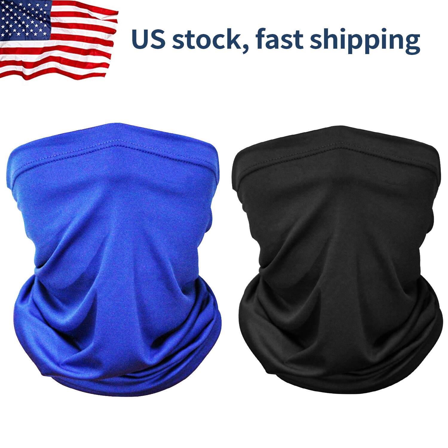 Face Mask Gaiter Biker Scarf Tube Bandana Beanie Cover Cap Outdoor Headwrap