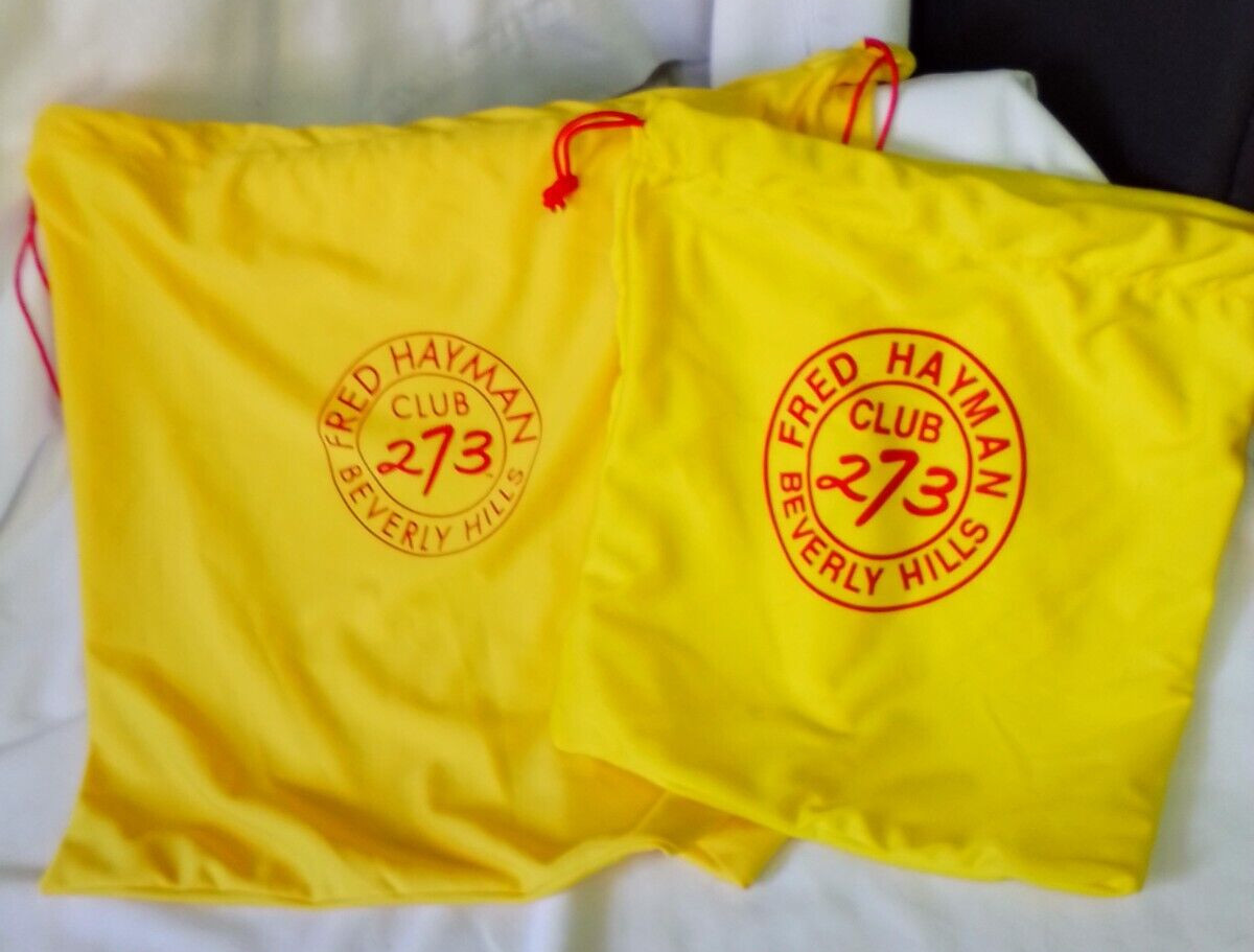 Fred Hayman dust bags