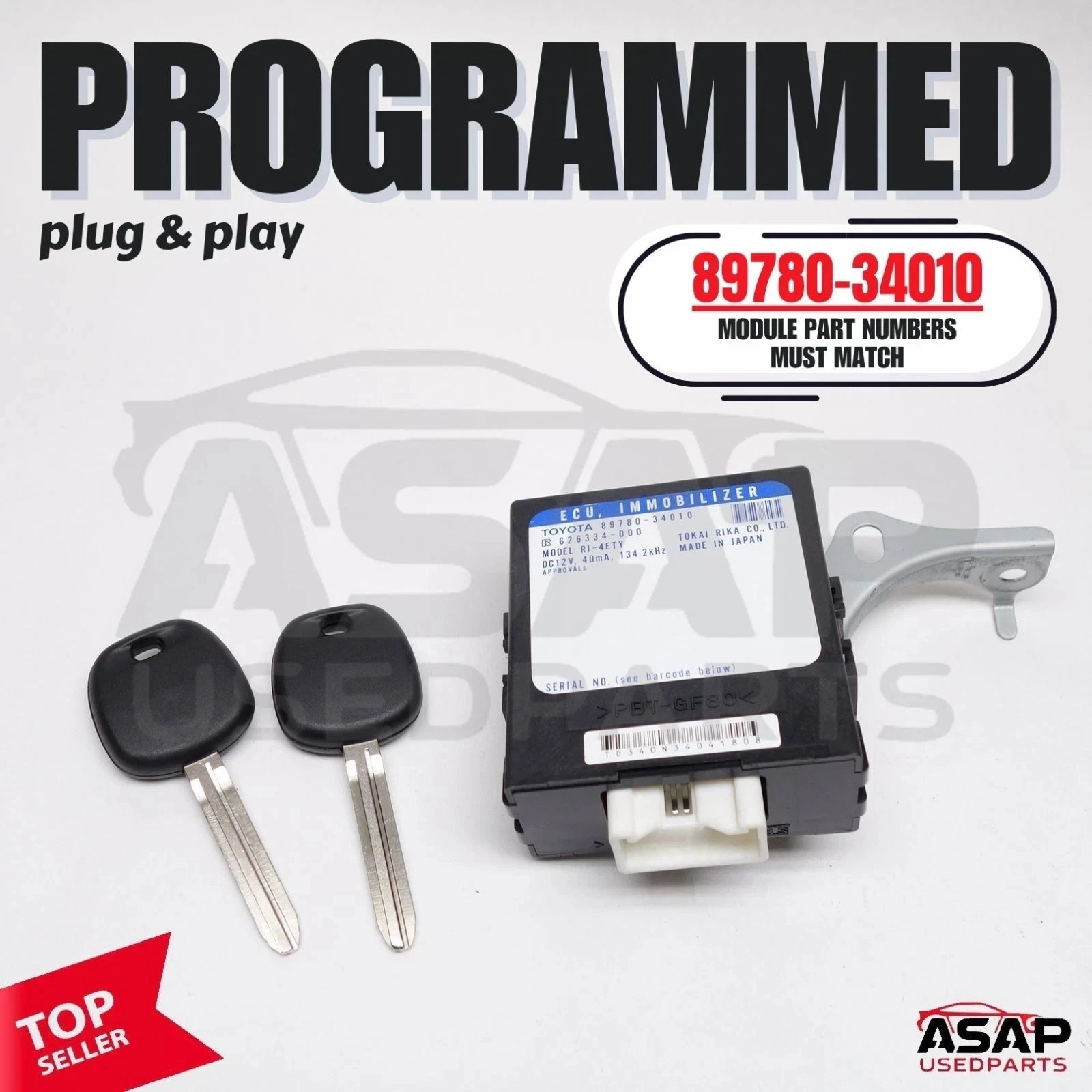 MODULE  + 2 KEYS TOYOTA SEQUOIA 2001-2007 89780-34010