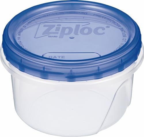 Ziploc [Bulk Purchase] Ziploc Screw Lock Containers, 473ml (2-Pack) x 4