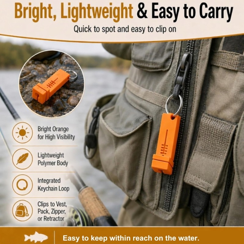 Tiny Opening Threader with Clip Point for Fly Fishing Gear Carry