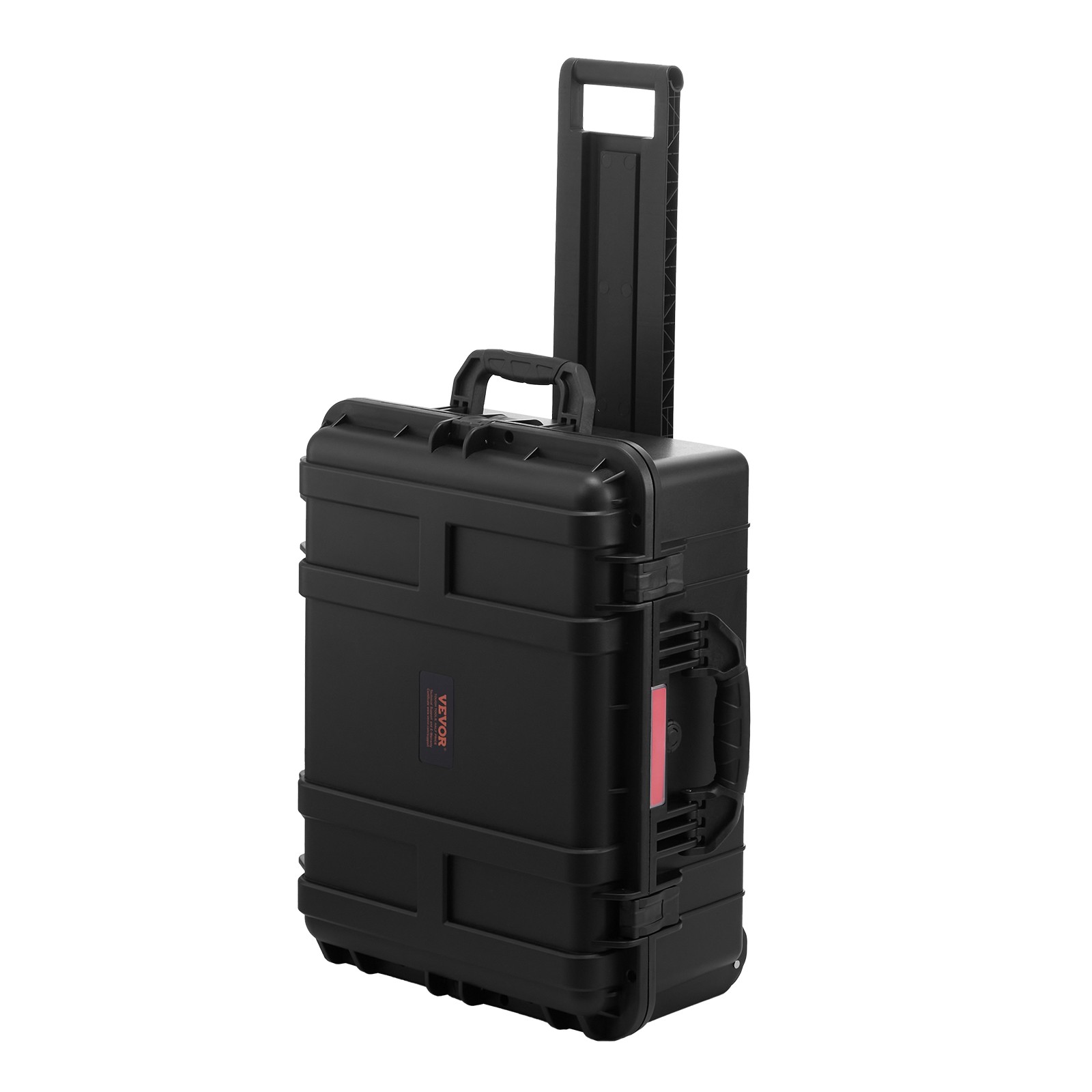 VEVOR 2.5 Cu.ft Weatherproof Hard Case Rolling Wheels & Retractable Handle