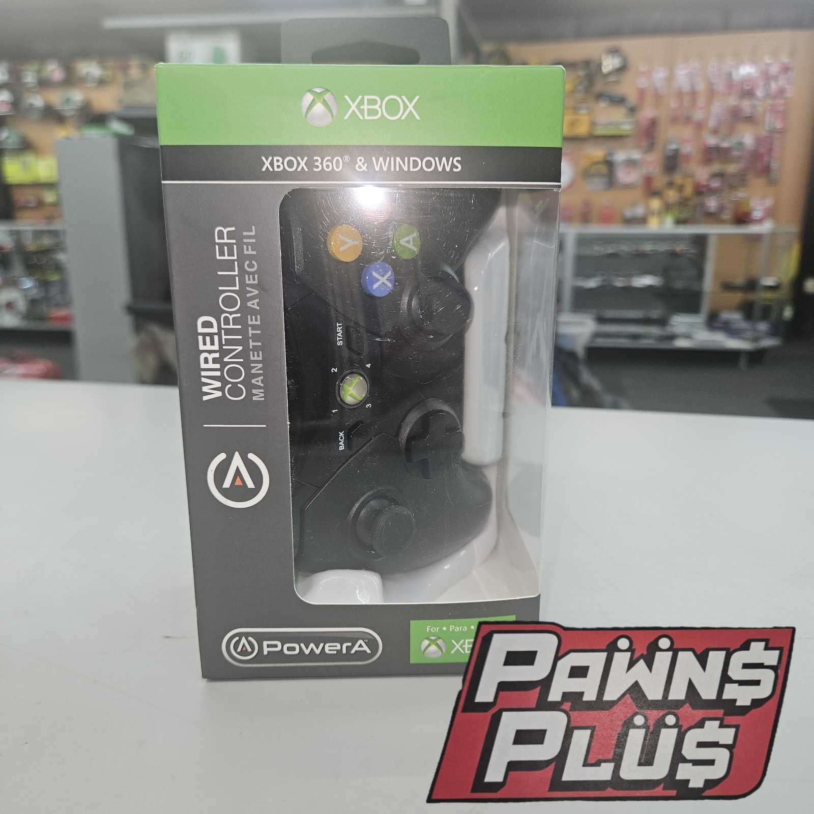 PowerA Xbox 360 PC Wired Controller Black Brand New Factory Sealed