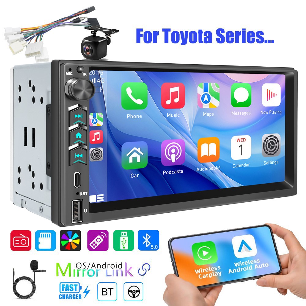 For 1990-2001 Toyota 4Runner Apple Carplay Car Stereo Radio Android Auto GPS Nav