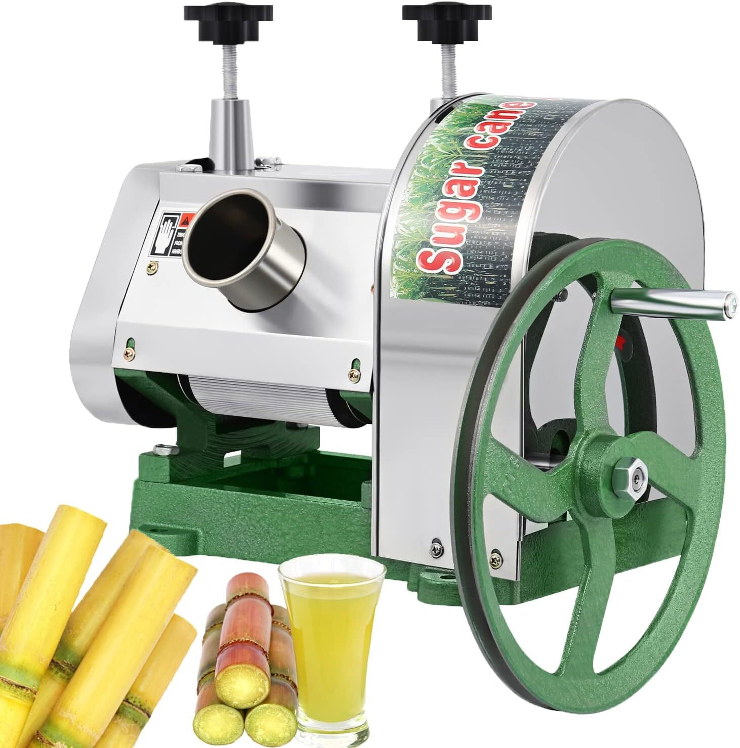 Commercial Sugarcane Juicer Machine Stainless Sugar Cane Press Extractor 110LB/h
