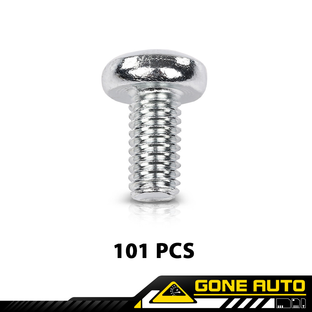 License Plate Screws for Mercedes Benz / Audi / Japanese | 6mm x 12mm, #2136
