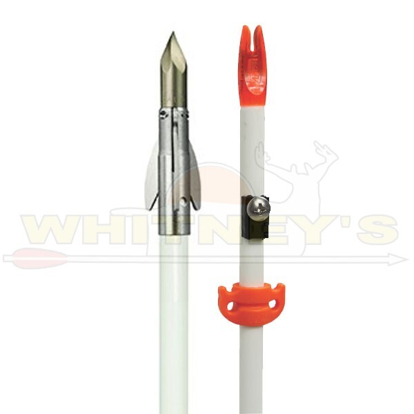 AMS Bowfishing AnKor FX Fiberglass Arrow - White - A206-WHT