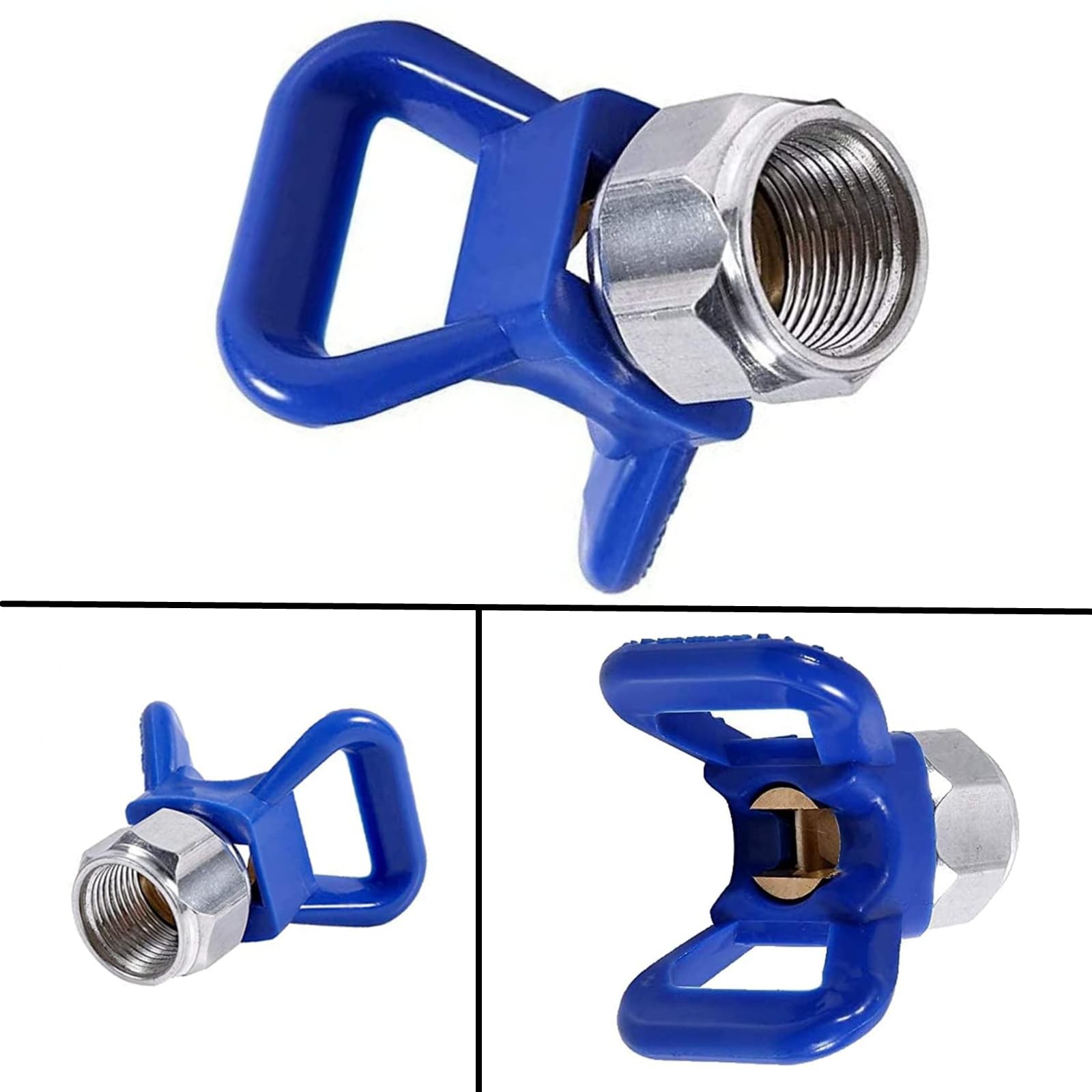 246215 Blue X 7/8 Thread Handtite Tip Guard Base Replace for Airless Paint Spray
