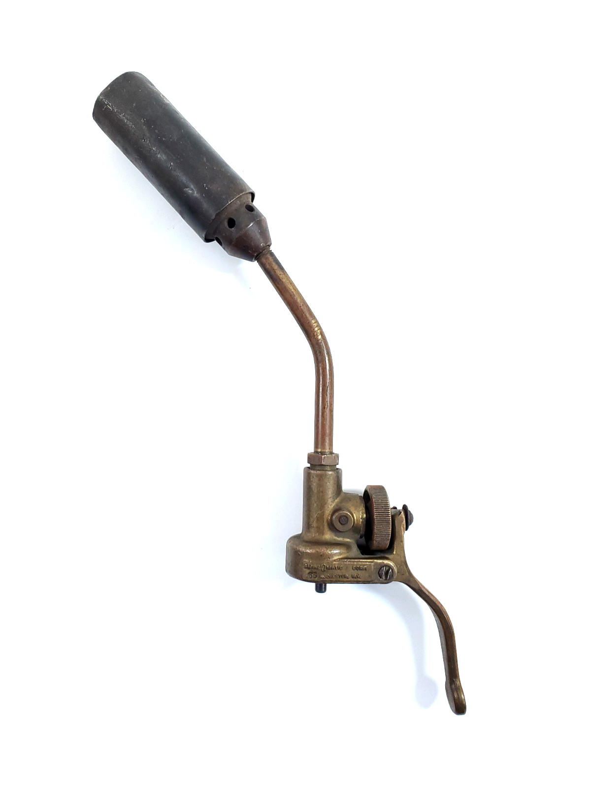 Vintage Bernzomatic 65 Thumb Lever Propane Torch Brass Head Tip