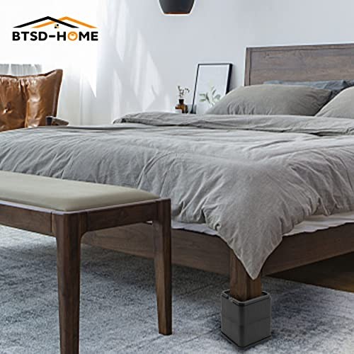 4 Inch Bed Risers Heavy Duty Adjustable 4 Inches - 4 Pack - Oversized