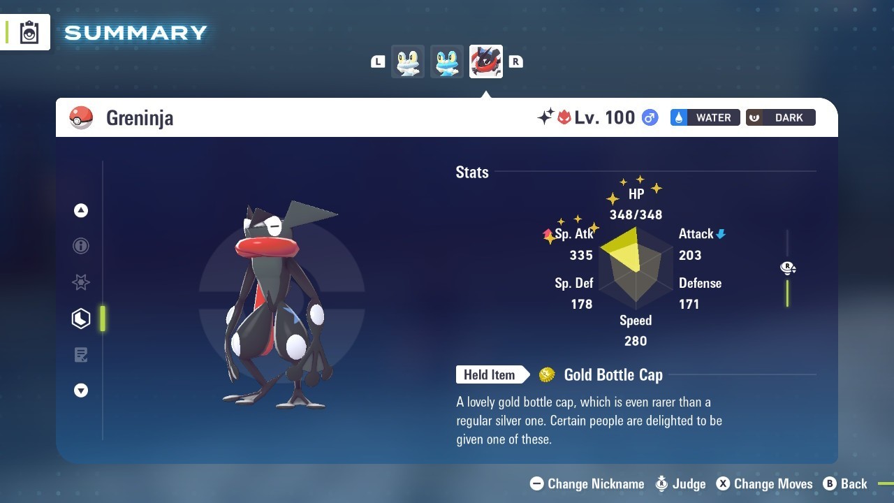 Pokémon Legends: Z-A Shiny Greninja 6iv ✨Max EV✨ALPHA