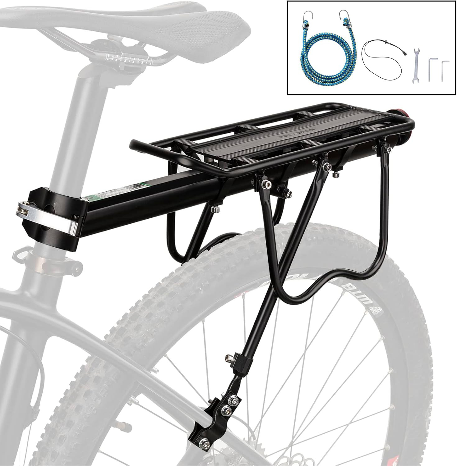 Rear Bike Rack Quick Release Bike Cargo Rack Luggage Bike Rack Rear Mountain Bik