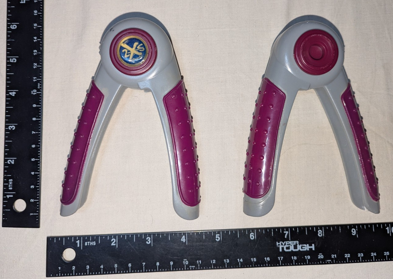 2x "2XS Sports" 15lb Hand Grips Strengthener Forearm Exercise Fitness