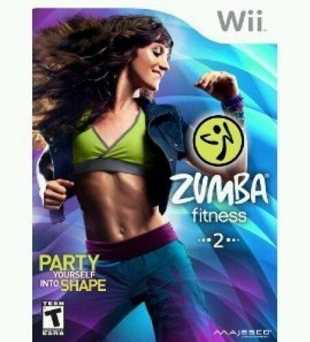 Zumba Fitness 2 Game And Fitness Belt Included 2011 For Wii Very Good 7E