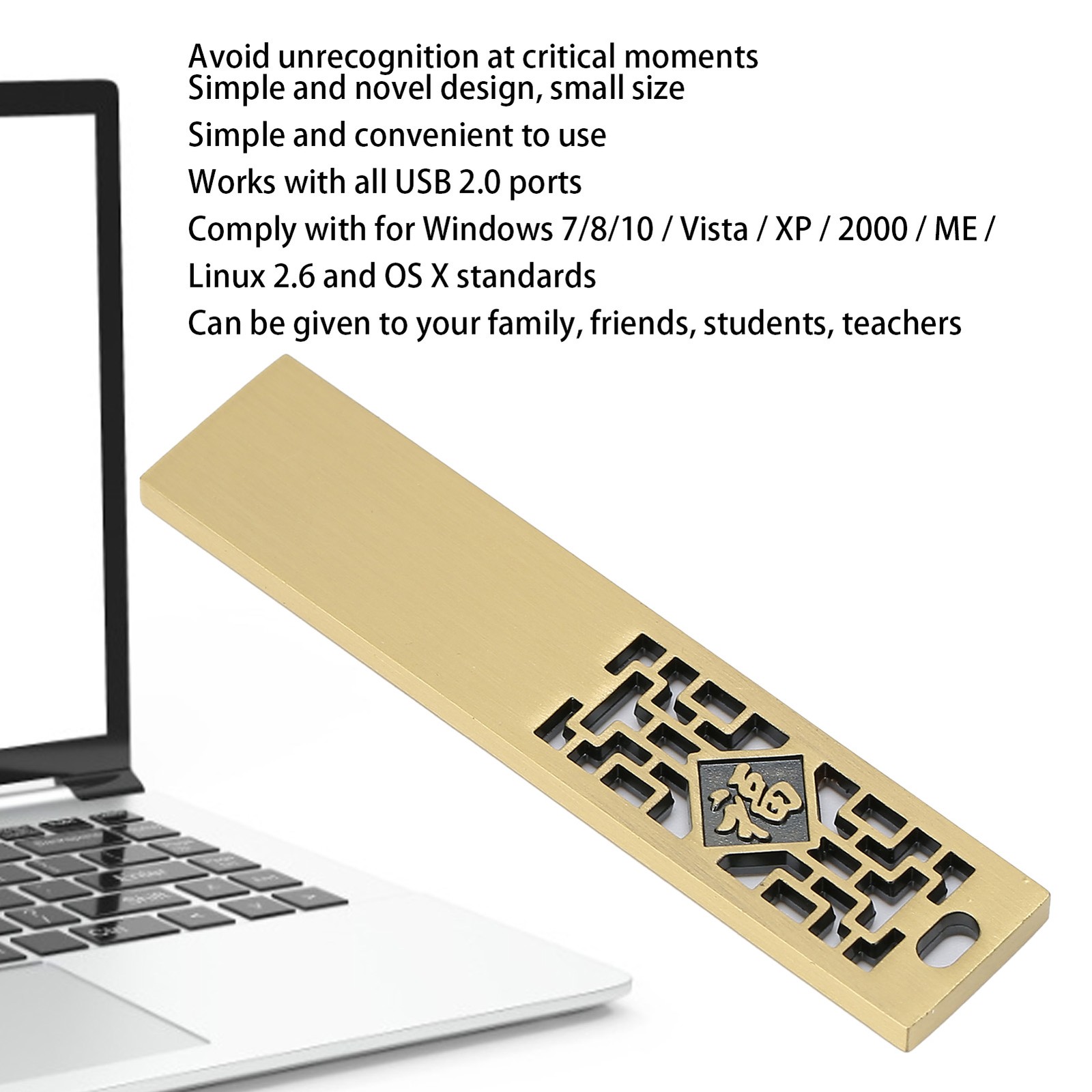 U Disk Metal Memory Stick For Video Projection Use Excellent