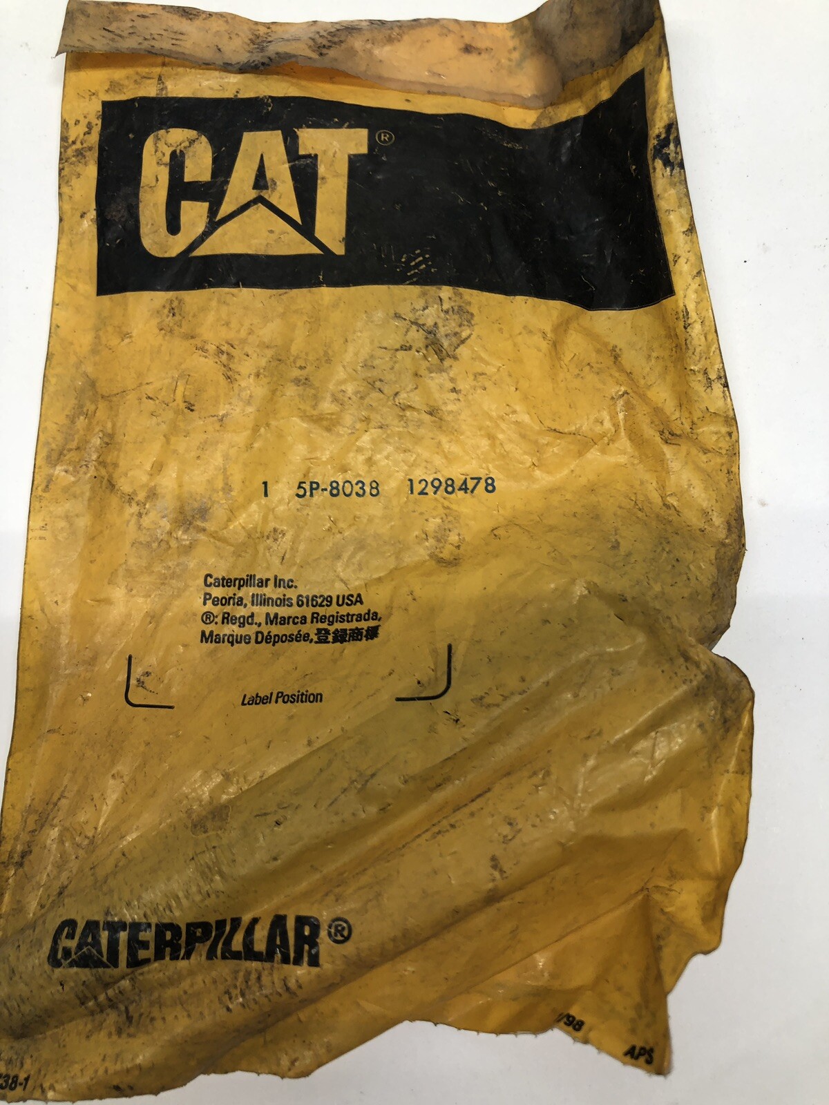 Caterpillar (Cat) 5P-8038 or 5P8038 Bolt-12 Point Hd
