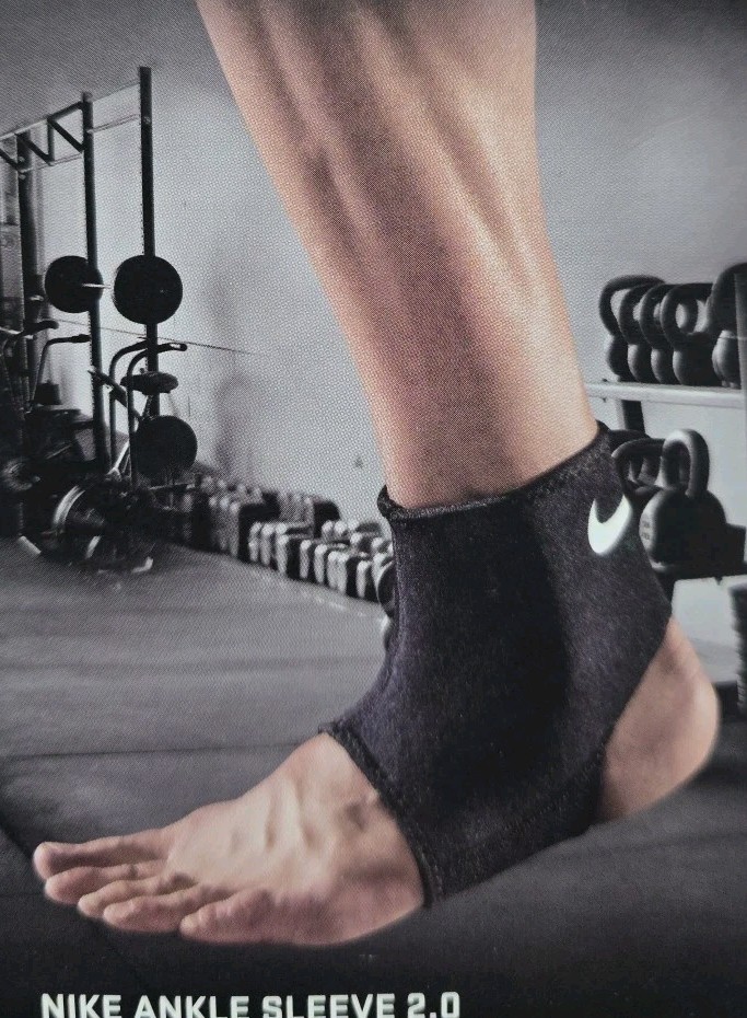 Nike Ankle Sleeve 2.0 Pro SZ XL Pull On Lightweight Compression Fit Support