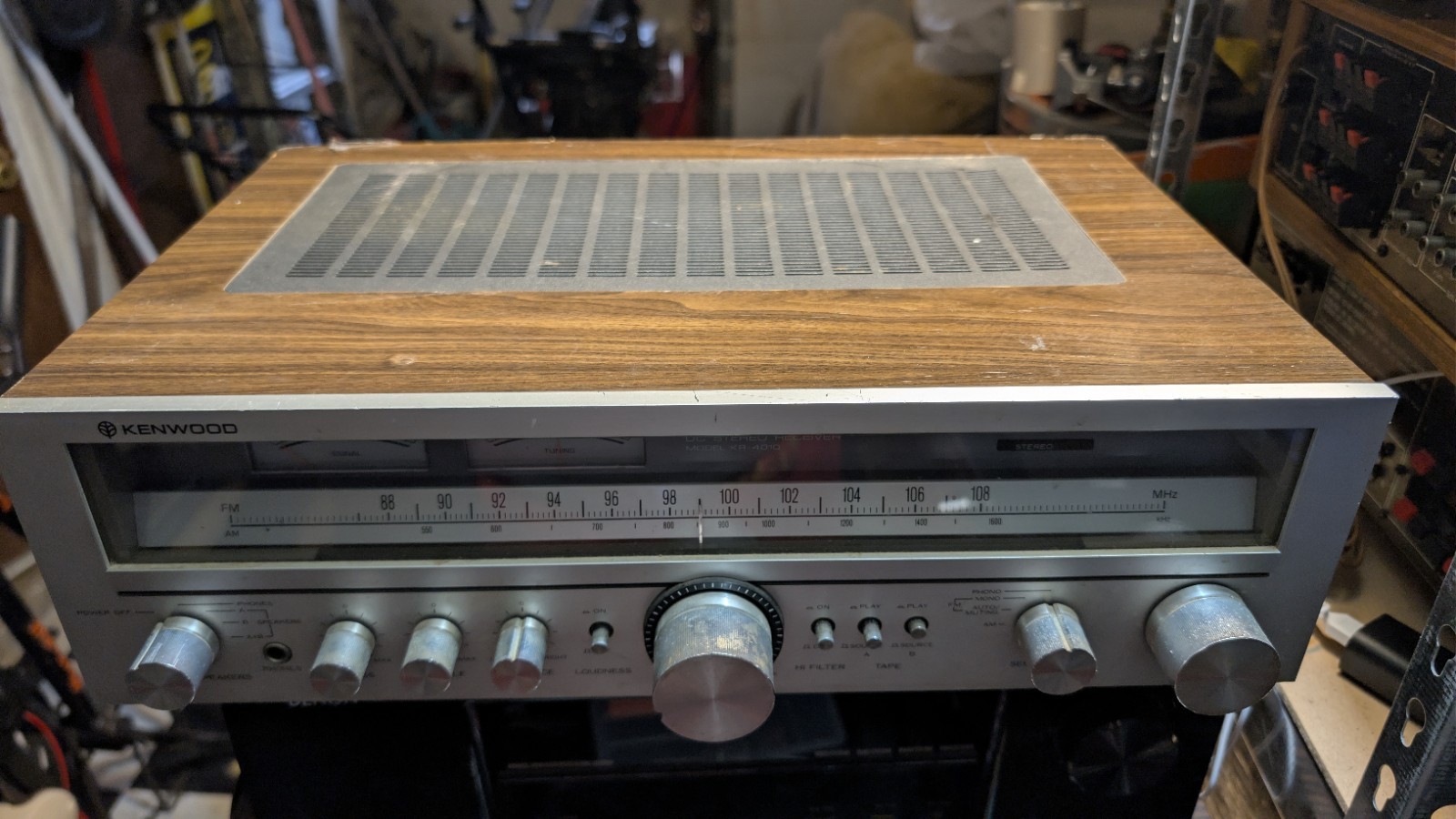 Vintage Kenwood Stereo Receiver Model KR-4010 - AS-IS
