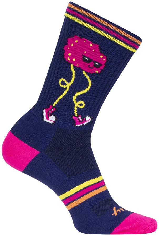 SockGuy Meatball Crew Socks - Stretch-To-Fit Mesh, Synthetic, Warm Weather