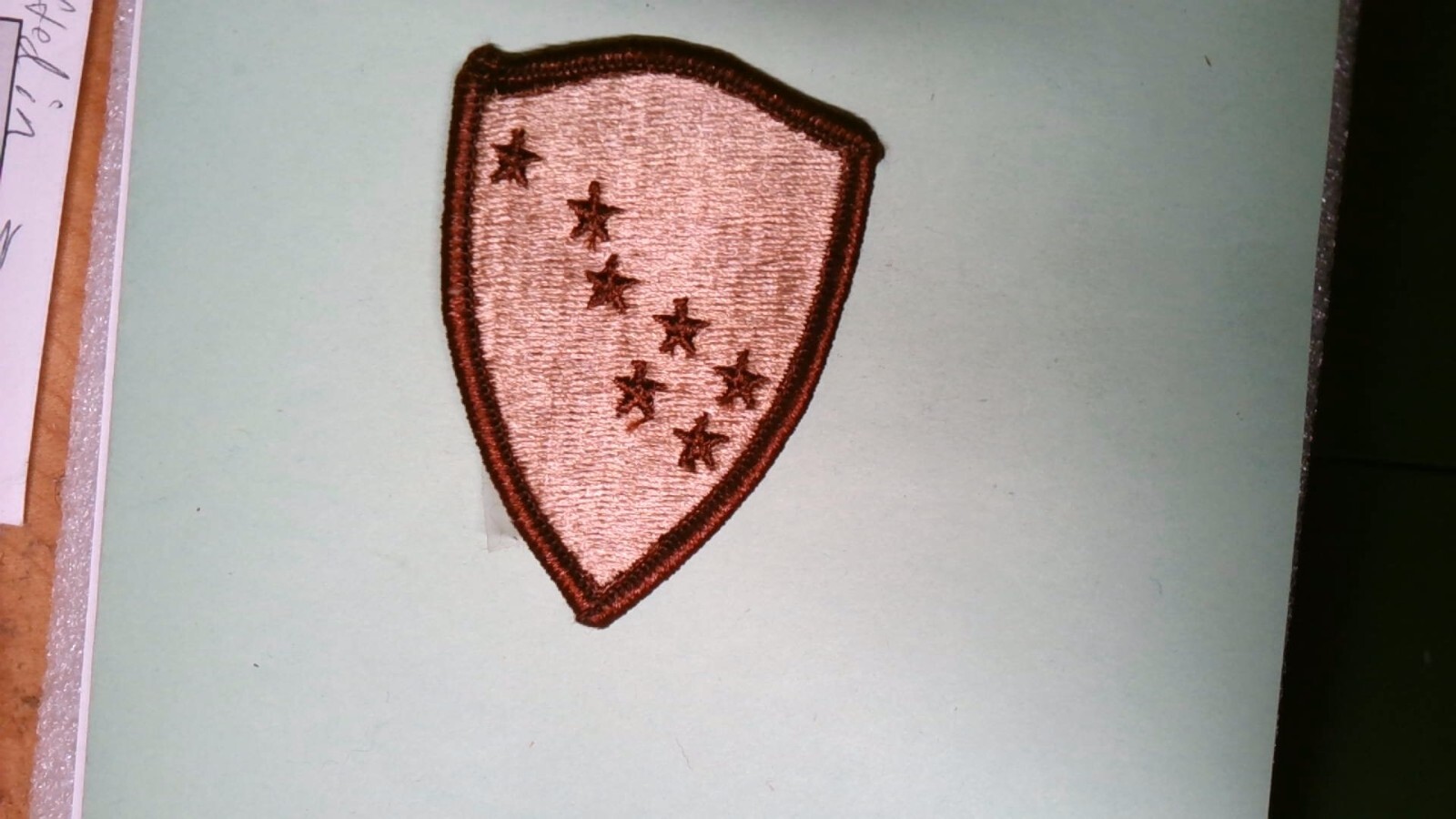 MILITARY PATCH SEW ON DESERT US ARMY ALASKA COMMAND NATIONAL GUARD