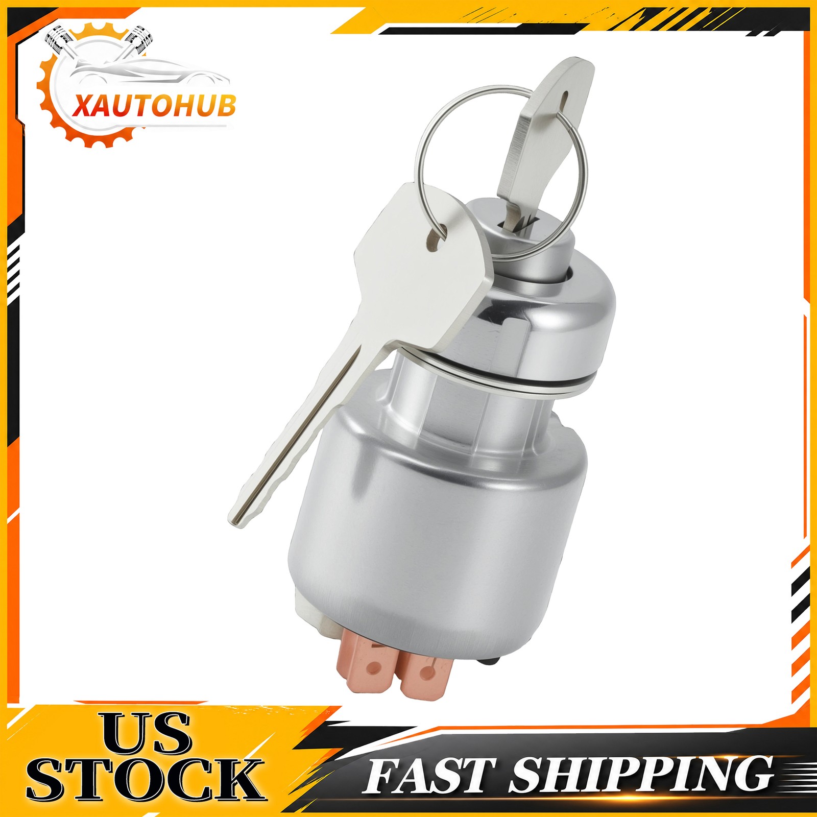 Ignition Switch w/ Keys for Nissan Forklift J02 L01 L02 J01 Replace 2515002H01