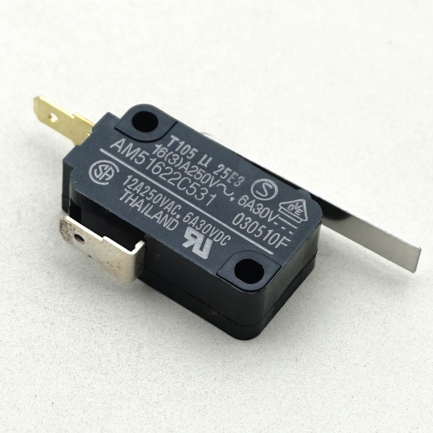 AM51622C531 Panasonic Micro Switch 12A 250VAC x 10PCS NEW