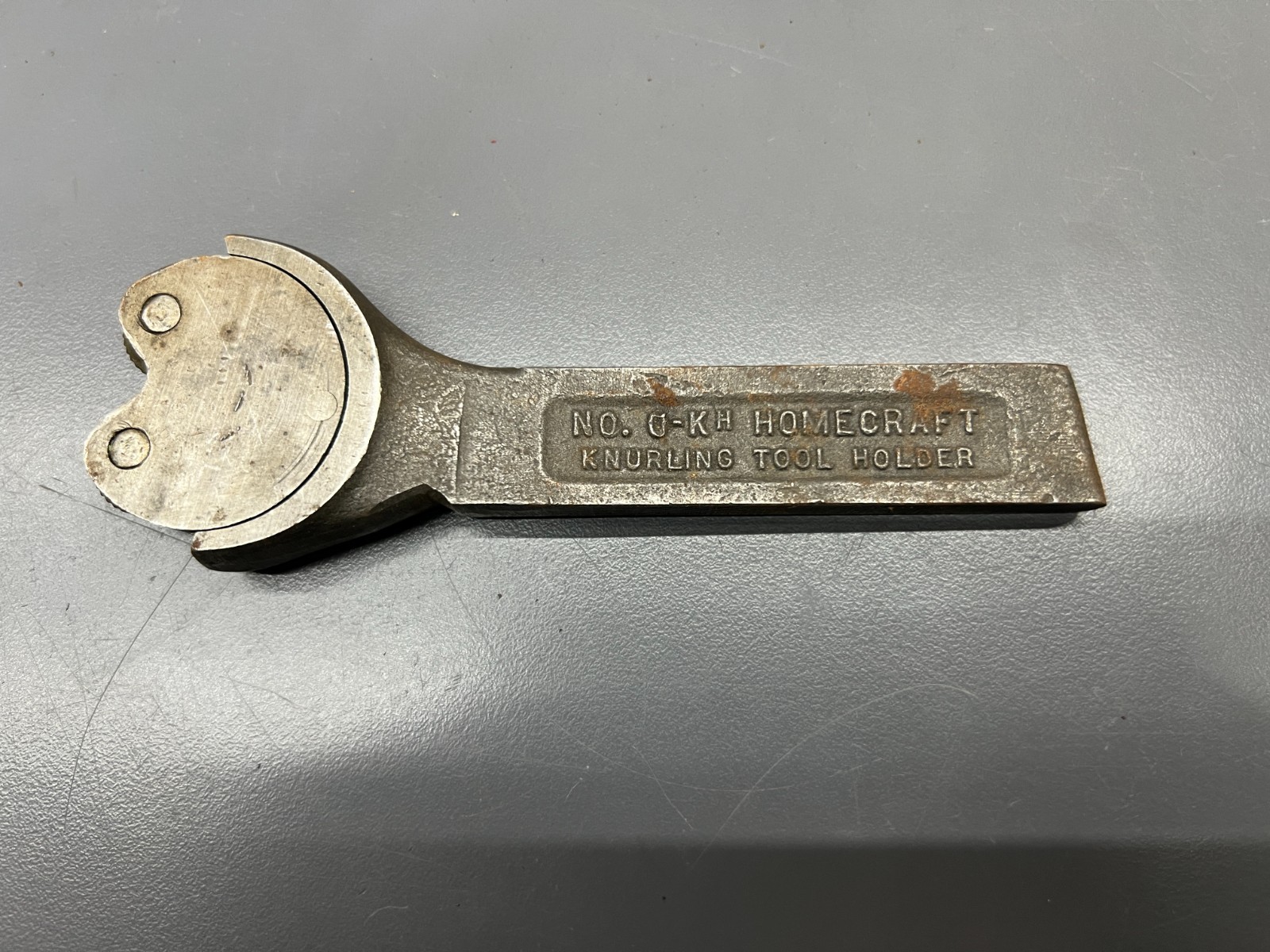 (I) VINTAGE J.H. WILLIAMS NO. 0-K KNURLING TOOL HOLDER 1/2” SHANK - VGC - USA