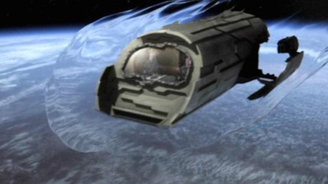 Stargate Puddle Jumper Shuttle 3D Resin Print  6.75"x 4"
